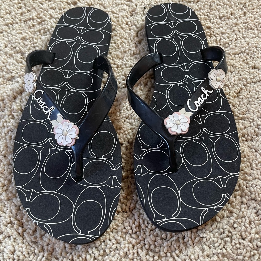 New Coach Flip Flops